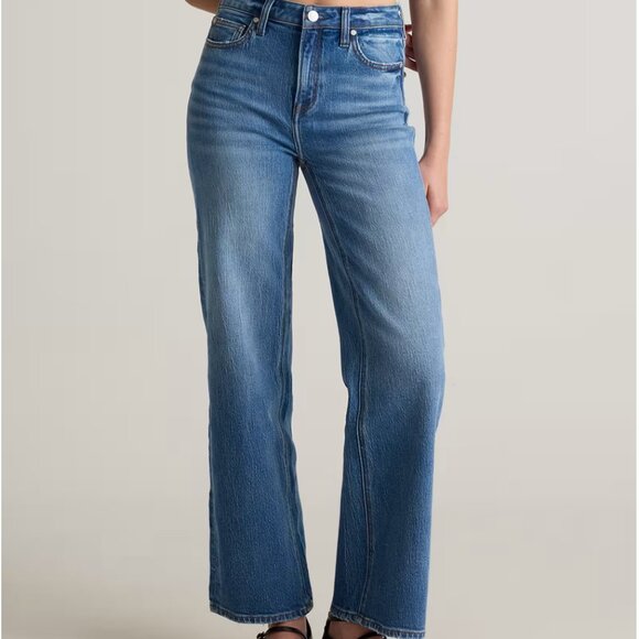Quince Denim - Quince Women's Straight Leg Blue Jeans